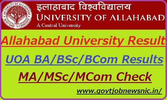 Allahabad University Result 2021