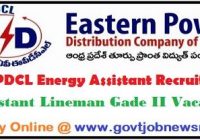 APEPDCL Energy Assistant Recruitment 2019