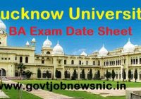 Lucknow University BA Scheme 2022