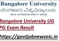 Bangalore University BA BSc BCom Result 2022