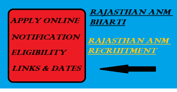 Rajasthan ANM Bharti 2022