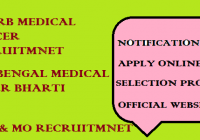 WBHRB Medical Officer Recruitment 2022