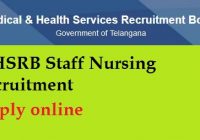 MHSRB Staff Nurse Recruitment 2023